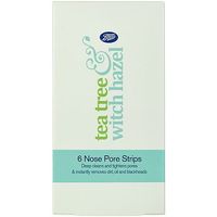 Boots Tea Tree And Witch Hazel Nose Strips X6
