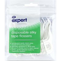 Boots Expert Dental Disposable Silky Tape Flossers 30s
