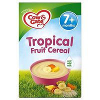 Cow & Gate Sunny Start Tropical Fruit Cereal From 7m Onwards 200g