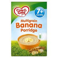 Cow & Gate Sunny Start Multigrain Banana Porridge From 7m Onwards 200g