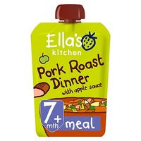 Ella's Kitchen Punchy Pork Roast Dinner With Apples Stage 2 From 7 Months 130g