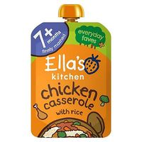 Ella's Kitchen Chick-Chick Chicken Casserole With Rice Stage 2 From 7 Months 130g