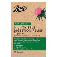 Boots Max Strength Digestion Relief Milk Thistle (30 Capsules)