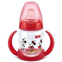NUK First Choice Mickey & Minnie 150ml Learner Cup Silicone Non Spill Spout 6-18 Months