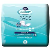 Boots Pharmaceuticals Staydry Super Pads (10 Pads)