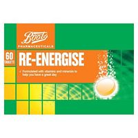 Boots Re:Balance Re-Energise Effervescent Orange Flavour (3 Pack / 60 Tablets)