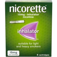 Nicorette 15mg Inhalator - 4 Cartridges