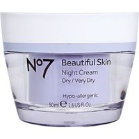No7 Beautiful Skin Night Cream For Dry / Very Dry 50ml