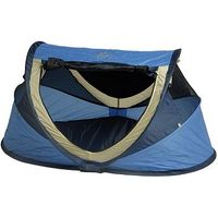 NSA UV Deluxe Travel Cot With Mattress - Blue