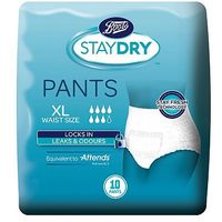 Boots Pharmaceuticals Staydry Pants Extra Large (10 Pants)