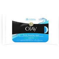 Olay Essentials Facial Sensitive Cleansing Wipes In Resealable Pouch X20