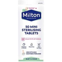 Milton Mini Sterilising Tablets - 50 Pack