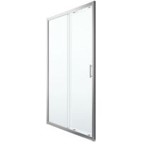 Cooke & Lewis Beloya 2 Panel Sliding Shower Door (W)1200mm
