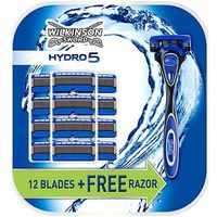 Wilkinson Sword Hydro 5 Razor + 12 Blades Value Pack