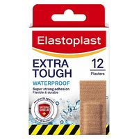 Elastoplast Extra Tough Waterproof Fabric Plasters - 12 Plasters