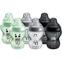 Tommee Tippee Closer To Nature Blue 6pack Feeding Bottle