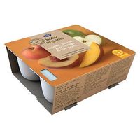 Boots Baby Organic Apple, Peach & Mango Fruit Pots Stage 1 4-6months+ 4x100g