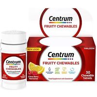 Centrum Fruity Chewables - 30 Citrus Berry Flavoured Tablets With Sweetener