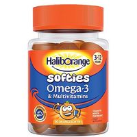 Seven Seas Haliborange Kids Multivitamin + Omega-3 30 Orange Fruit Shapes