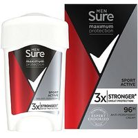 Sure Men Maximum Protection Anti-Perspirant Deodorant Cream Active 45ml