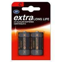 Boots Extra Long Life C Batteries X2