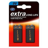 Extra Long Life 9V Boots Batteries X2