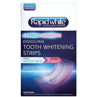 Rapid White Express Sensitive 5 Minute Dissolving Tooth Whitening Strips