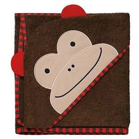 Skip Hop Zoo Hooded Towel Monkey - Brown