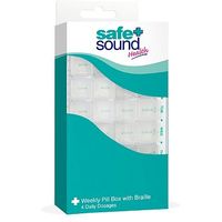 Safe & Sound Weekly Pill Box With Braille