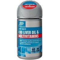 Boots COD LIVER OIL & MULTIVITAMINS 60 Capsules