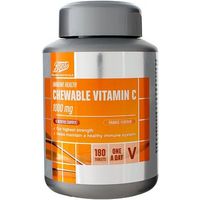 Boots CHEWABLE VITAMIN C 1000 Mg ORANGE FLAVOUR 6 MONTHS SUPPLY 180 Tablets