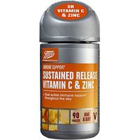 Boots SUSTAINED RELEASE VITAMIN C & ZINC 90 Tablets