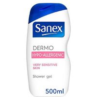 Sanex Hypoallergenic Shower Gel 500ml