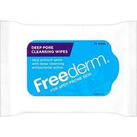 Freederm Deep Pore Facial Cleansing Wipes 25s