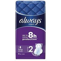 Always Maxi Sanitary Towels Long Plus With Wings 12 Pads