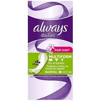 Always Dailies Pantyliners Incredibly Thin Flexistyle With Fresh Scent 30 Liners