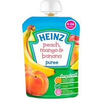 Heinz 4-36 Months Peach, Mango & Banana Puree 100g