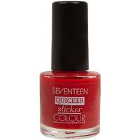 SEVENTEEN Quicker Slicker Nail Polish Raspberry Pink Raspberry Pink