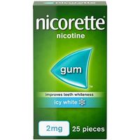 Nicorette Icywhite Gum 2mg 25s G