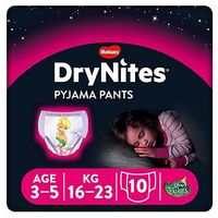 Huggies DryNites Pyjama Bed Wetting Pants Girls 3-5 Years - 10 Pants