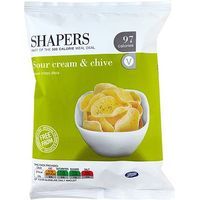 Boots Shapers Sour Cream And Chive Flavour Crispy Discs.