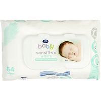 Boots Baby Sensitive Wipes 64 Pack