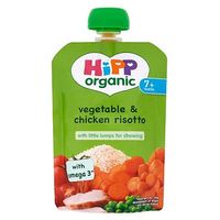 HiPP Organic Vegetable & Chicken Risotto 7+ Months 130g