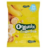 Organix Finger Foods Banana Rice Cakes 7+ Months Stage 2 50g