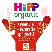 HiPP Organic Squiggly Spaghetti With Tasty Tomato & Mozzarella Sauce 1-3 Years 230g