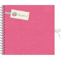 Anker Pink & Cream Hearts Scrapbook Album- 20 Sheets