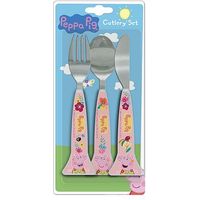 Spearmark Peppa Pig Nursery 3 Piece Cutlery Set