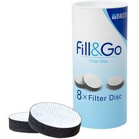 BRITA Fill&Go Water Filter Discs - 8 Pack