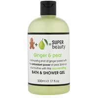 Super Beauty Ginger And Pear Bath & Shower Gel 500ml