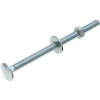 M6 Cup Square Bolt (L) 100mm (Dia) 6mm Pack Of 10 - 5020789851674
